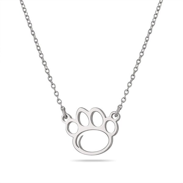 necklace cut out open Penn State paw pendant